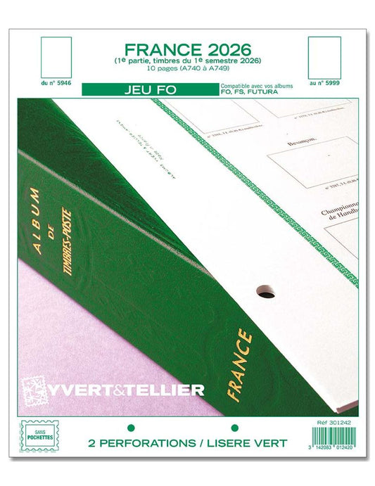 FRANCE FO : 2026 - 1ER SEMESTRE (JEUX SANS POCHETTES)