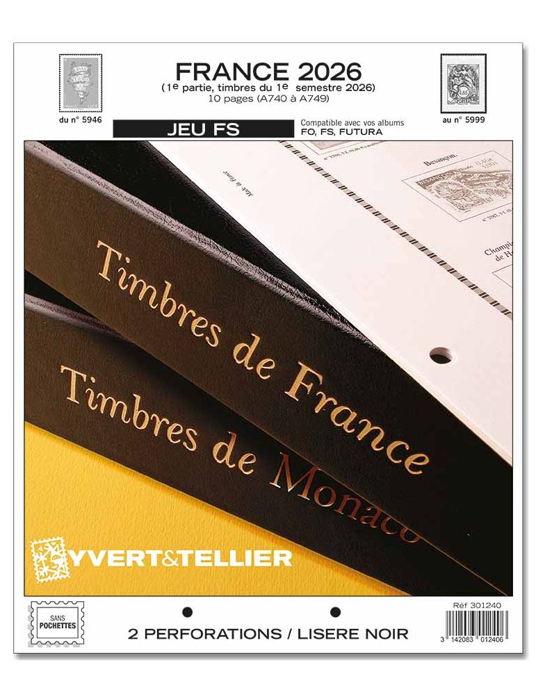 FRANCE FS : 2026 - 1ER SEMESTRE (JEUX SANS POCHETTES)