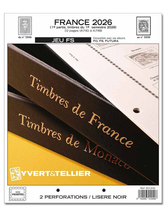 FRANCE FS : 2026 - 1ER SEMESTRE (JEUX SANS POCHETTES)