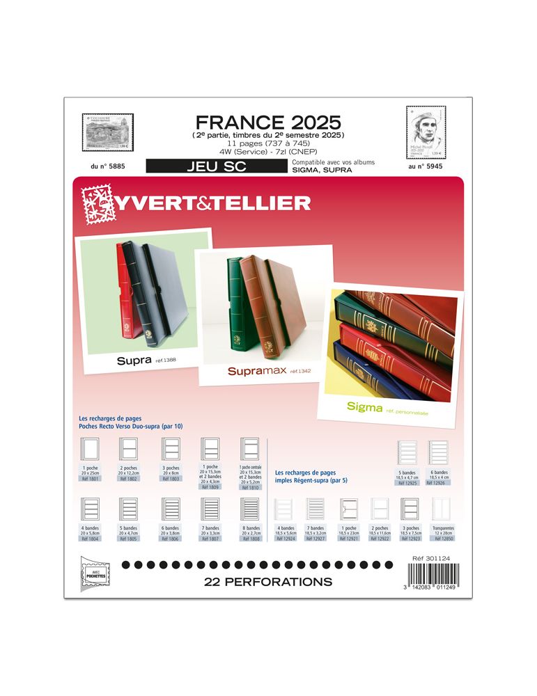 FRANCE SC : 2025 - 2E SEMESTRE (JEUX AVEC POCHETTES)