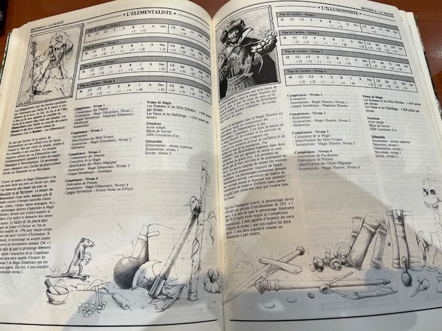 Livre de règles Warhammer JDR V1