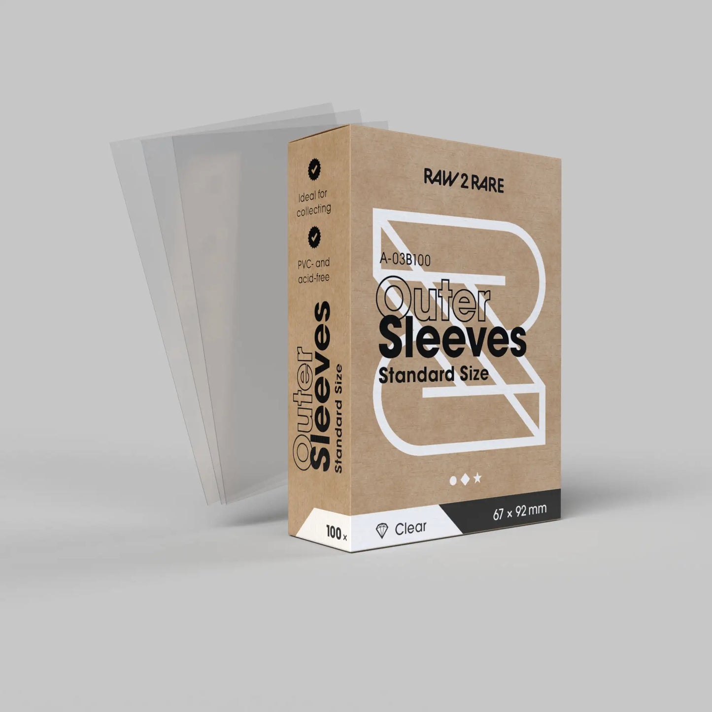 OuterSleeves Standard Size – Protège-cartes (100 pièces)